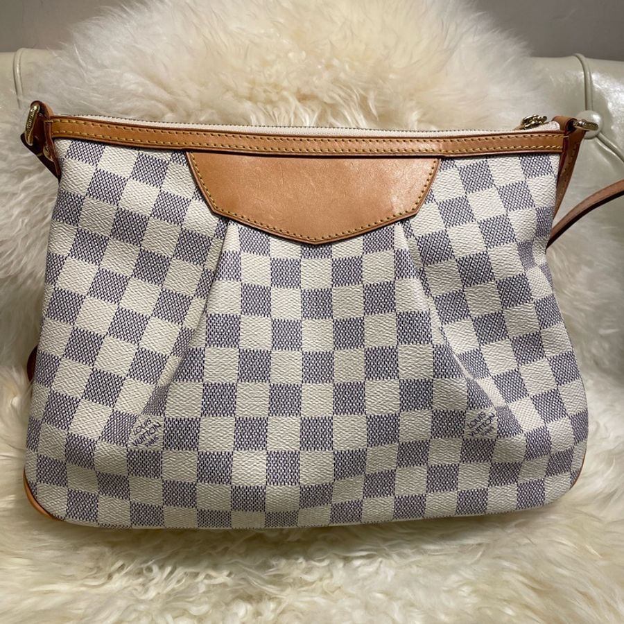 Damier Azur 帆布Siracusa PM 斜背包-1