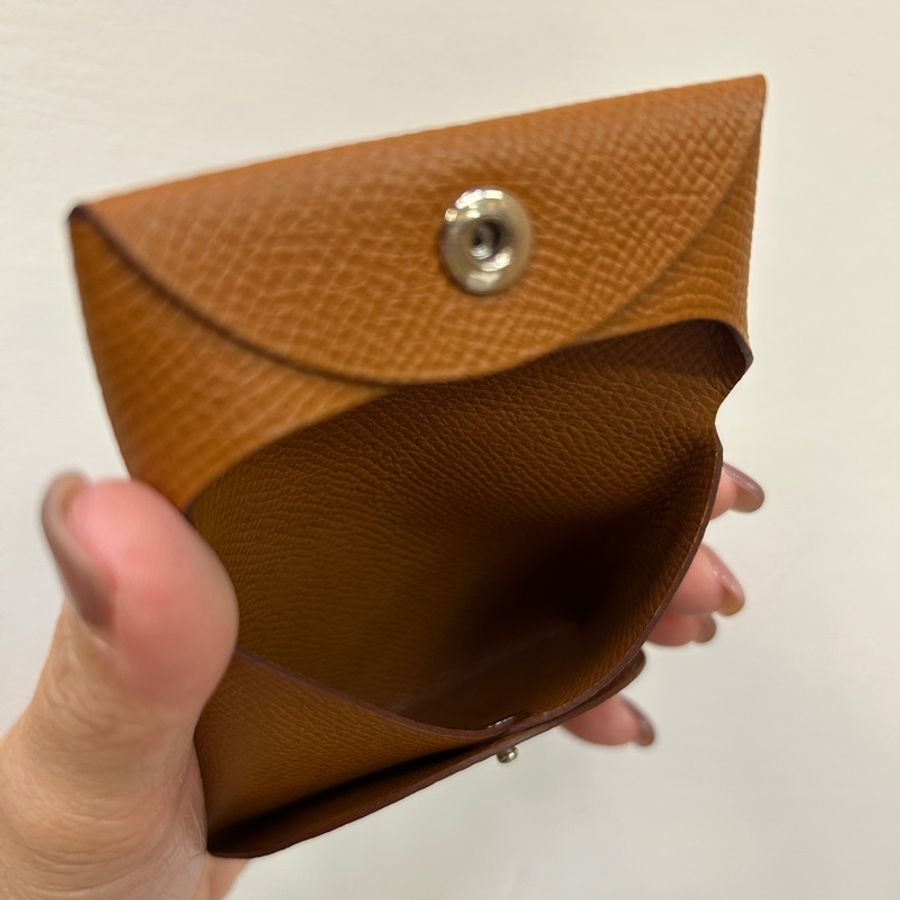 Hermes 37金駝Epsom Bastia方形零錢包-6