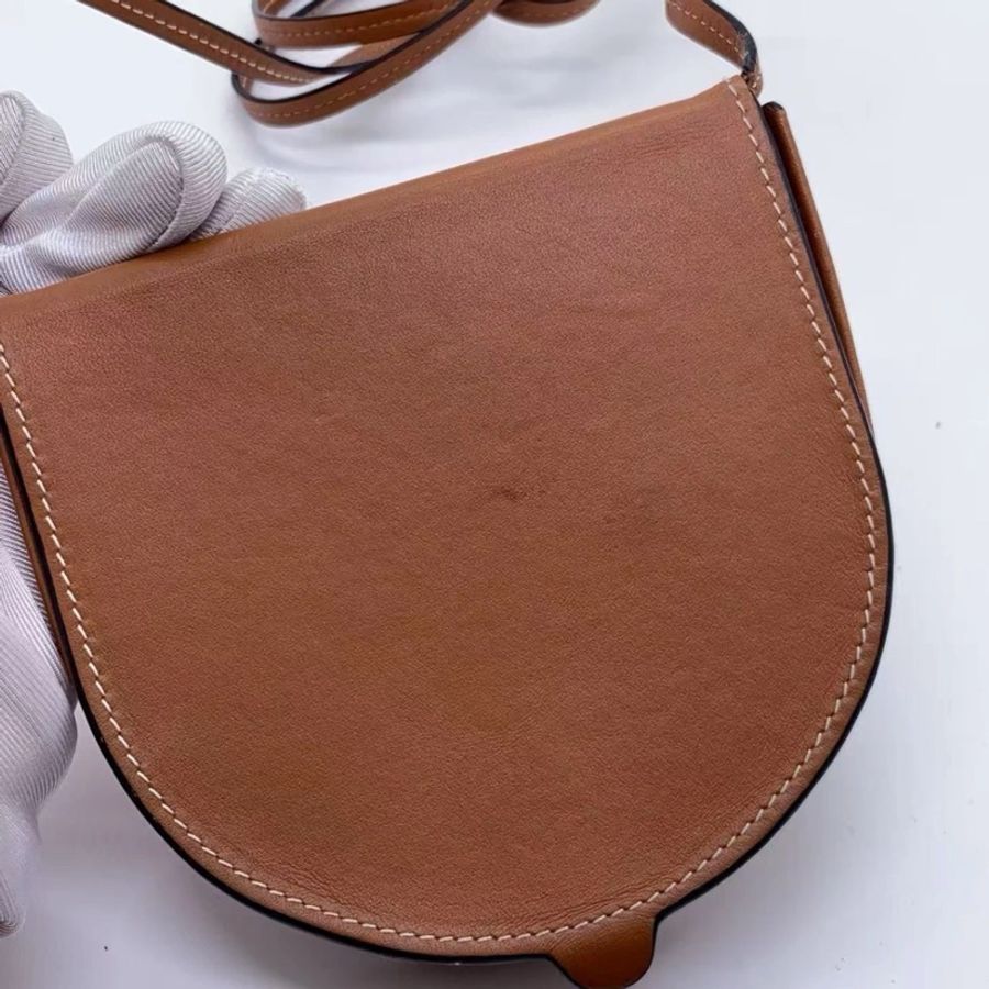 LOEWE 零錢包 棕色 單肩包 品牌 HEEL POUCH SMprimary-1