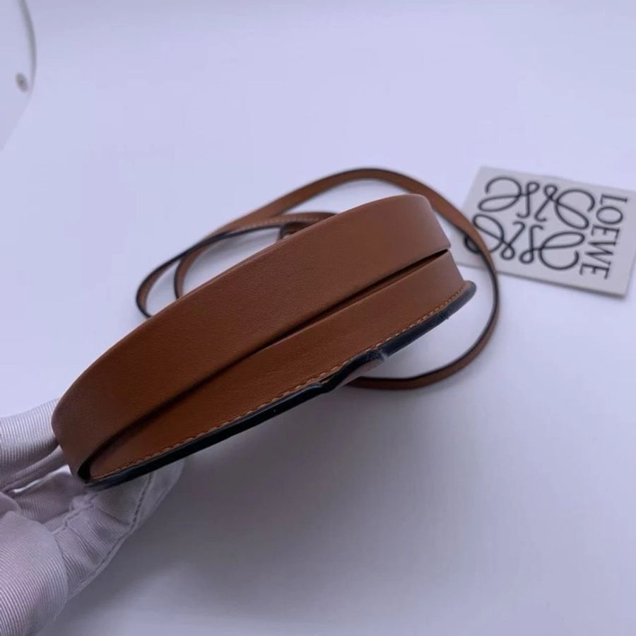 LOEWE 零錢包 棕色 單肩包 品牌 HEEL POUCH SMprimary-5