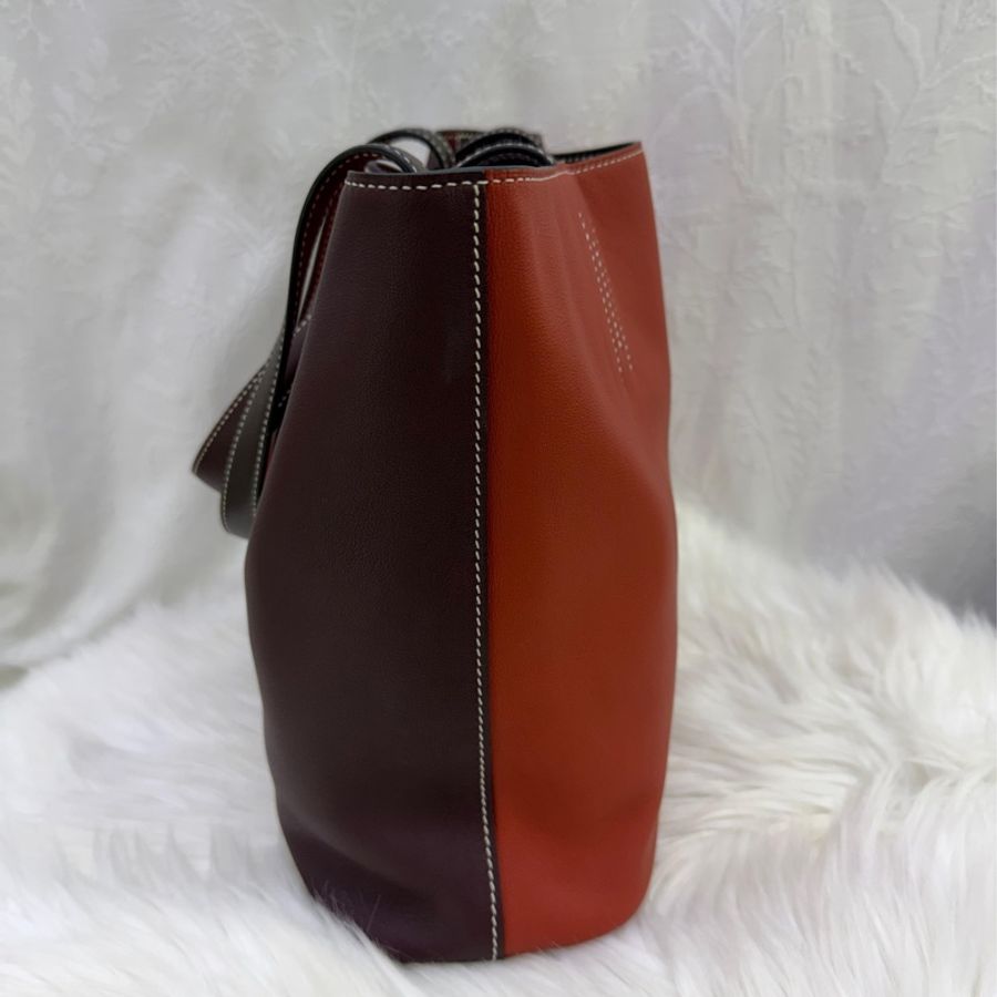 Hermès Double Sens Tote bag in 4 Color Leather .-8