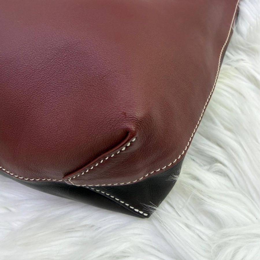 Hermès Double Sens Tote bag in 4 Color Leather .-9