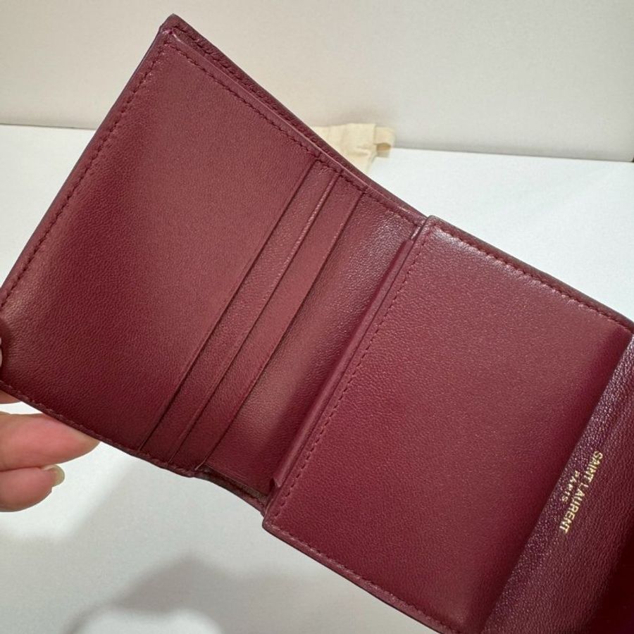 YSL 短夾/皮夾 閒置未使用-6
