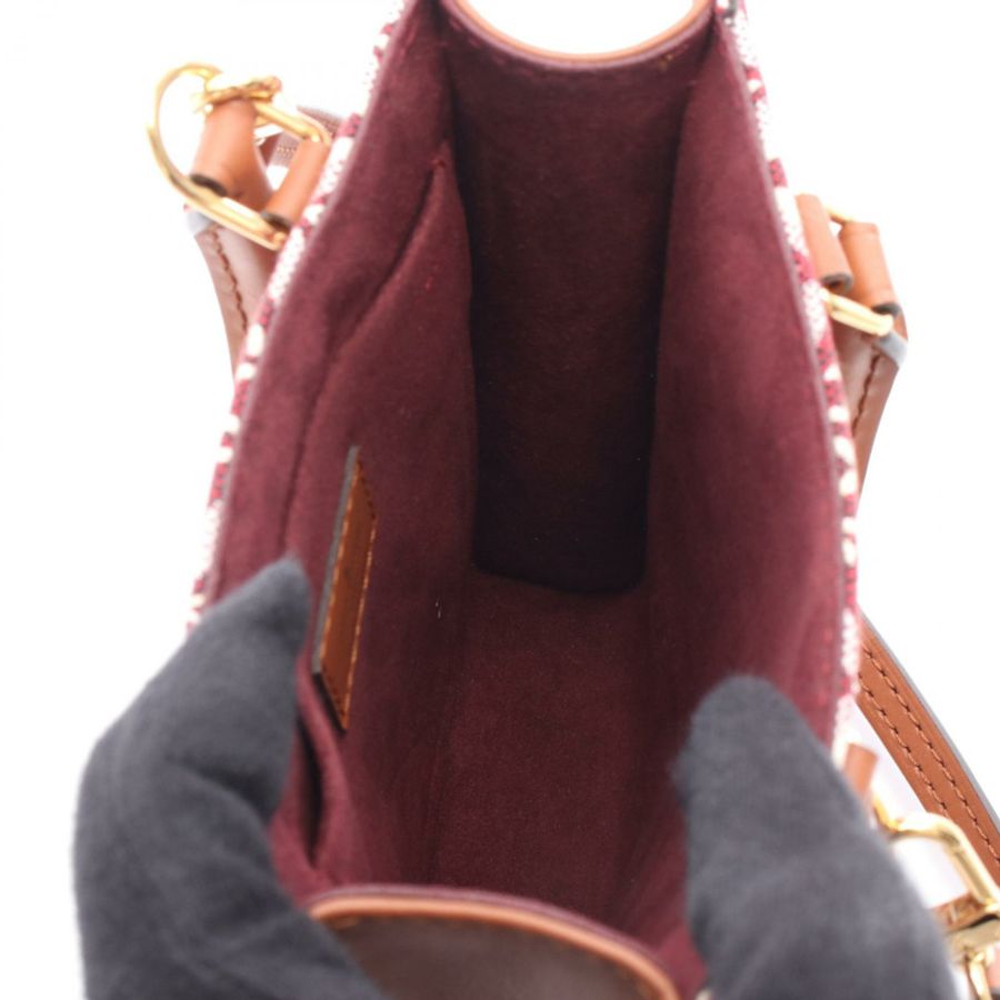 路易威登 Petit Sac Plat 斜背包 M69846 Monogram 提花波爾多紅-2