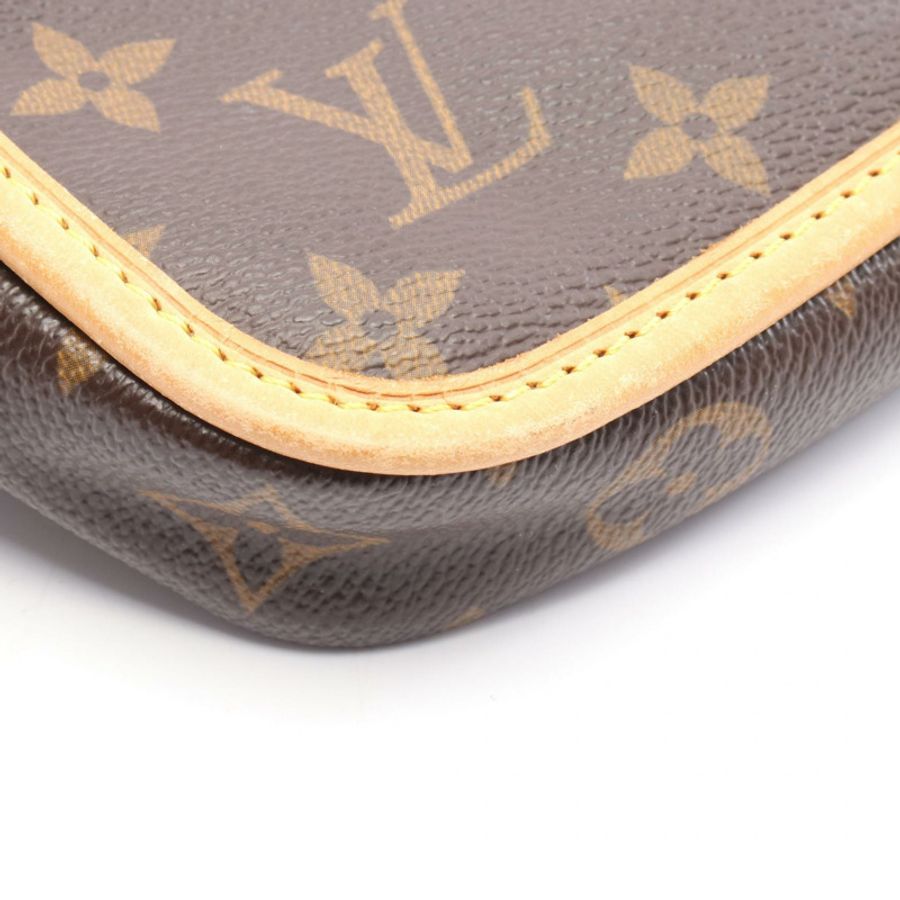 LOUIS VUITTON Bum Bosphore 腰包 M40108 Monogram 帆布 棕色 二手 女士 LV-8