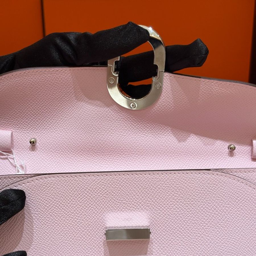 Hermès Chaine D'Ancre To Go 長夾|櫻花粉 銀扣 W刻 Epsom皮 全新未使用|愛馬仕小牛皮精品皮夾-2