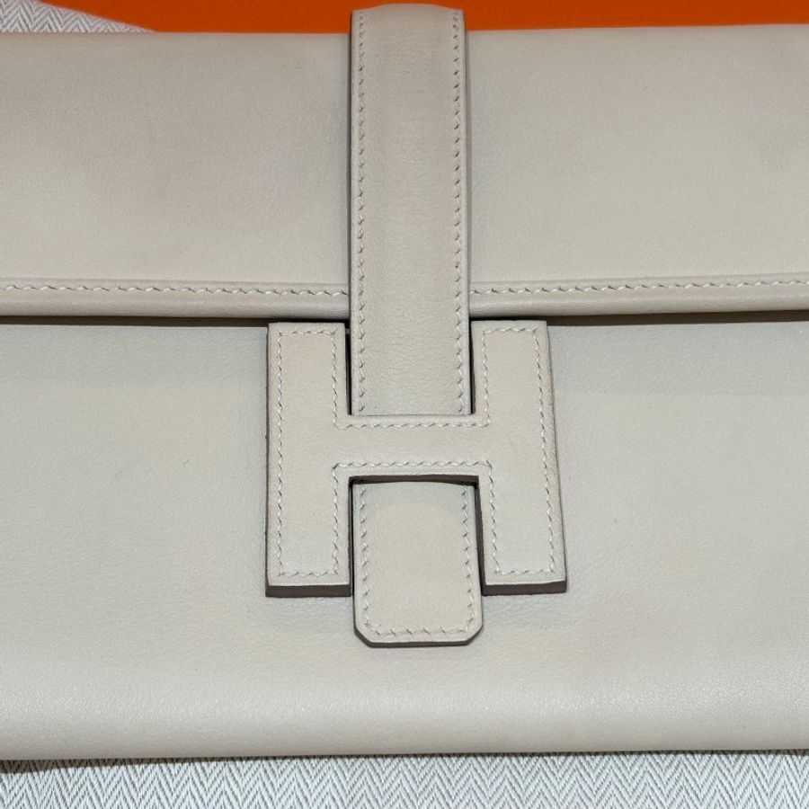 HERMÈS Pochette Jige Élan 29 愛馬仕手拿包｜Swift 小牛皮 A刻｜優雅經典Pochette-15