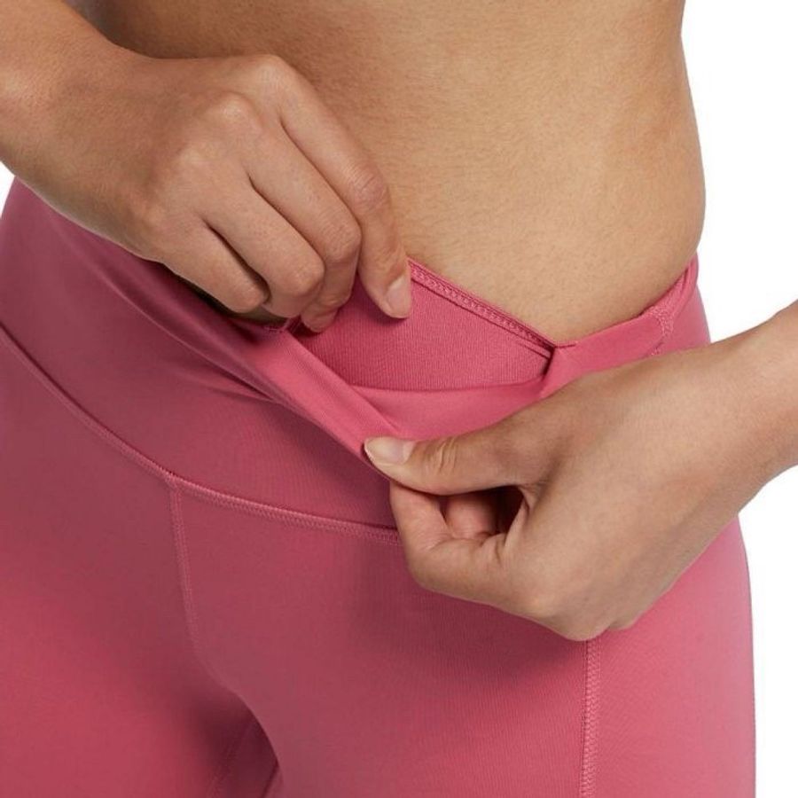 NIKE Epic Luxe Crop Pocket Running 八分運動褲 鯊魚褲 莓果粉紅慢跑運動褲 女-6