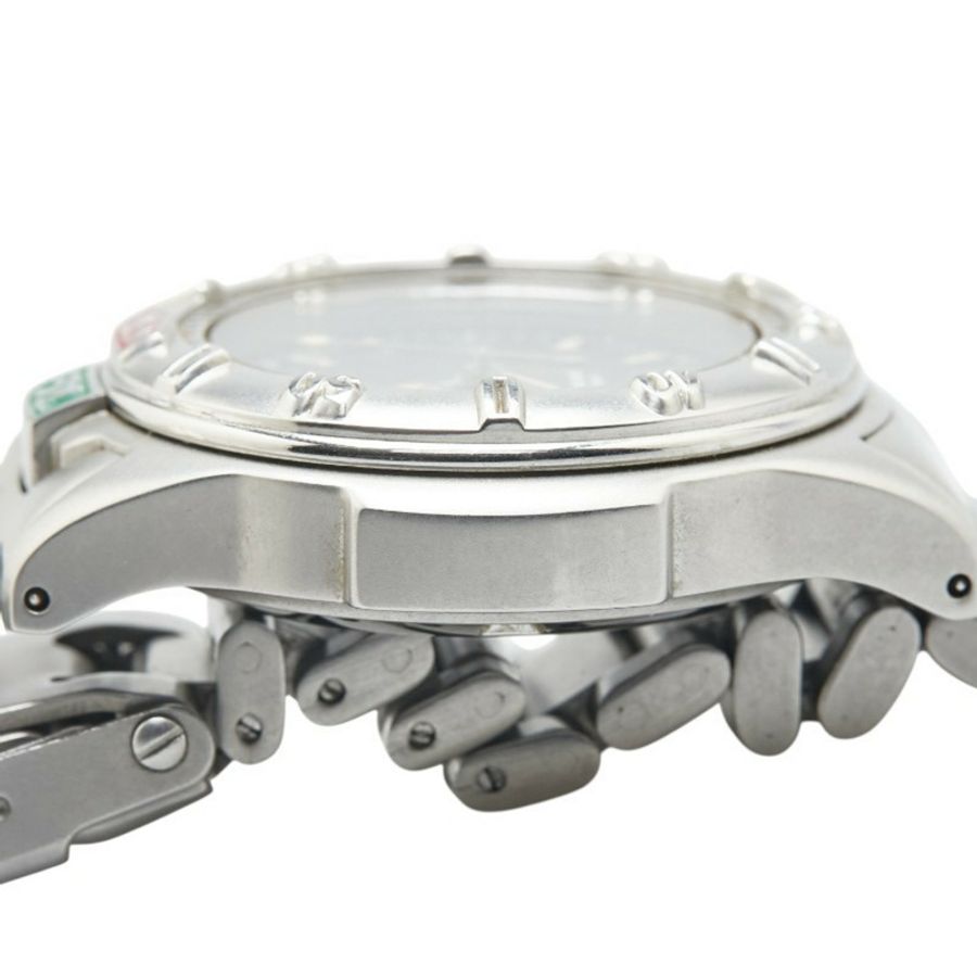泰格豪雅 4000 系列腕錶 WF1411-0 石英灰色錶盤不鏽鋼女錶 HEUER-5