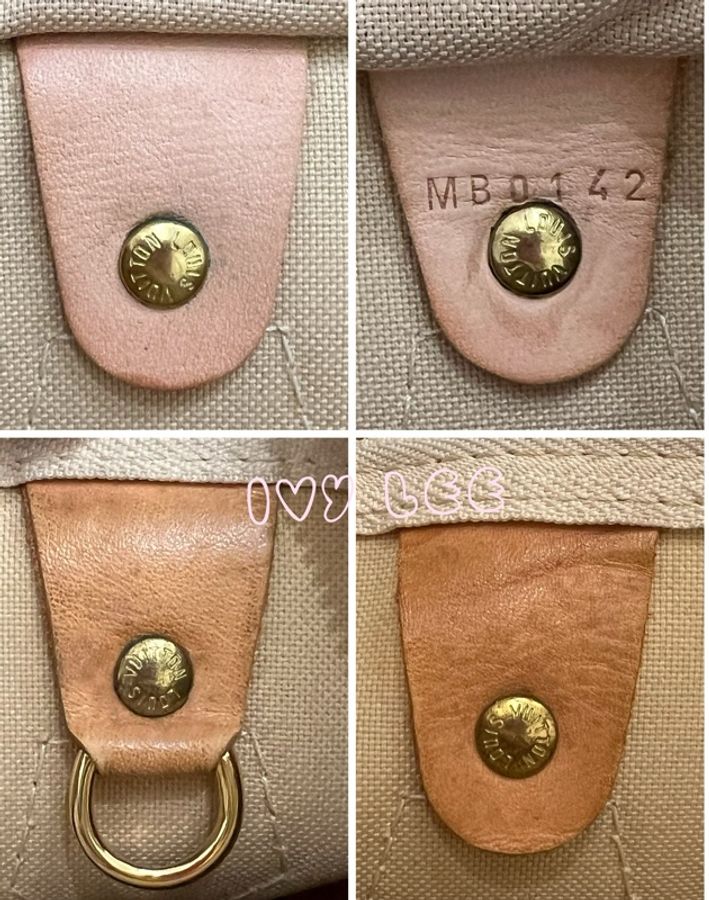 LOUIS VUITTON Speedy 30 Damier Azur 白色棋盤格 手提包 N41370 正品 二手精品-21