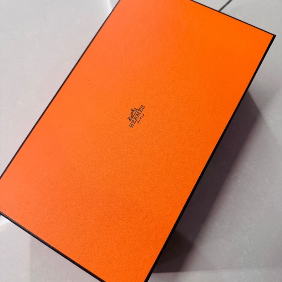 愛馬仕(Hermès) 全新 Eze 30 山羊絨面革涼鞋/厚底鞋36號-3