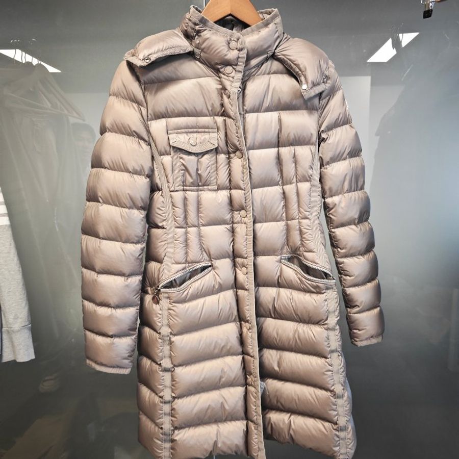 ❤️ MONCLER 香檳色 長款羽絨-0