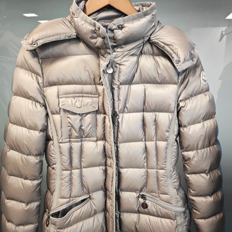 ❤️ MONCLER 香檳色 長款羽絨-2