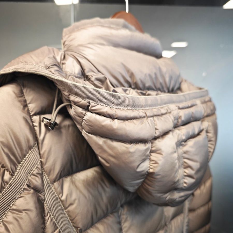 ❤️ MONCLER 香檳色 長款羽絨-4