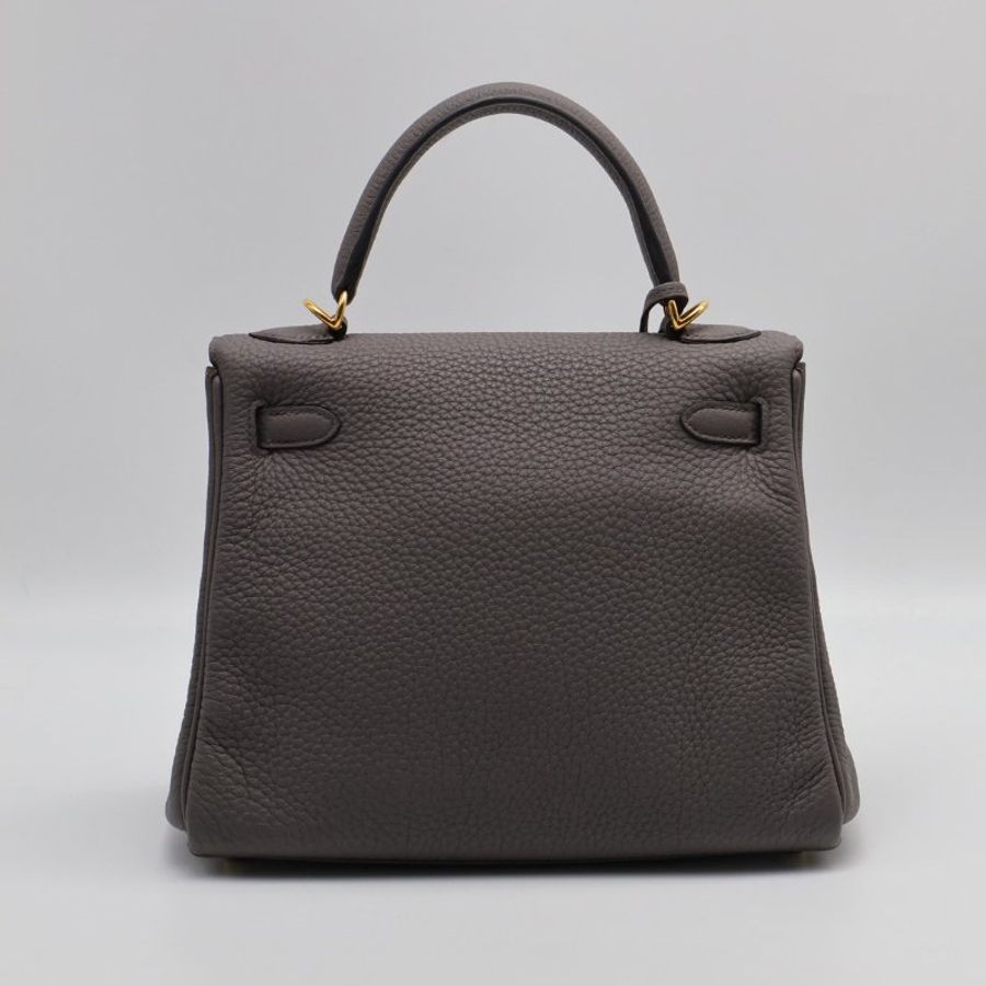 HERMES Kelly 25 - 錫器灰金 Z-1