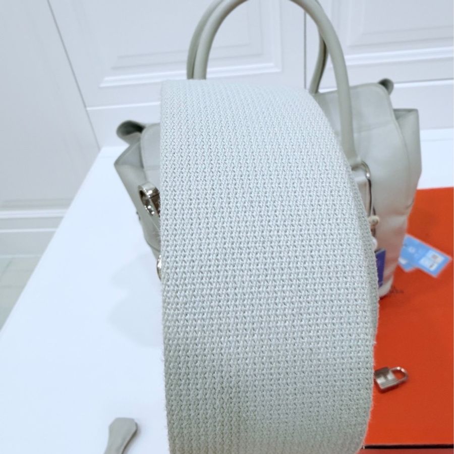 hermes 愛馬仕 tool box 26 灰白 手提包 側背包 斜背包 肩背包-34