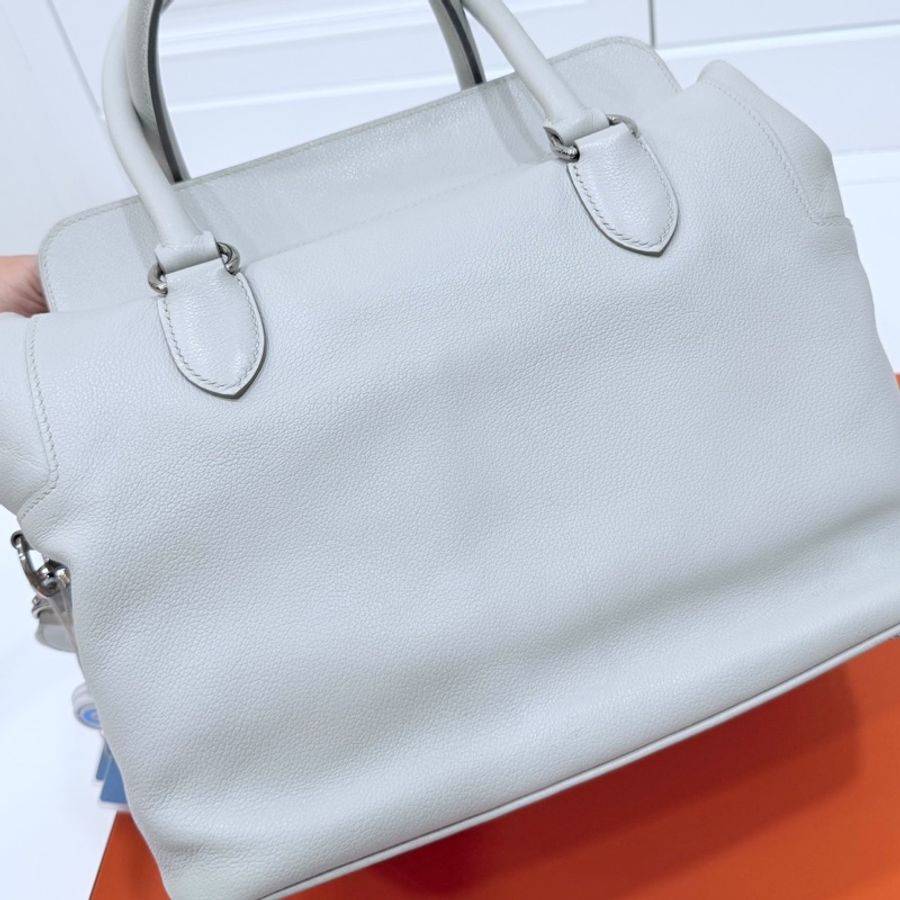 hermes 愛馬仕 tool box 26 灰白 手提包 側背包 斜背包 肩背包-36