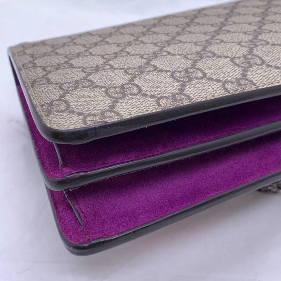 Gucci Monogram Dionysus 中號 蜜蜂包 單肩斜挎包-7