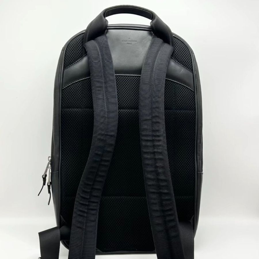 LV 黑色Michael格紋後背包28*45*18 98新-2