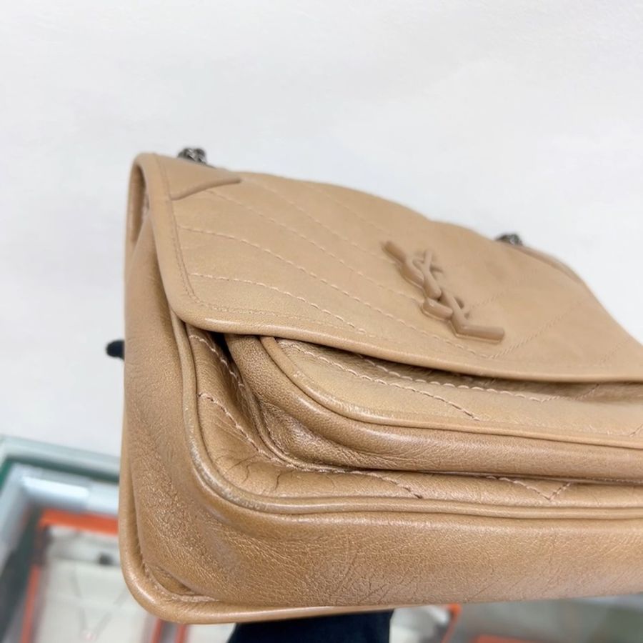 YSL niki baby 深奶茶單肩/斜挎包-4