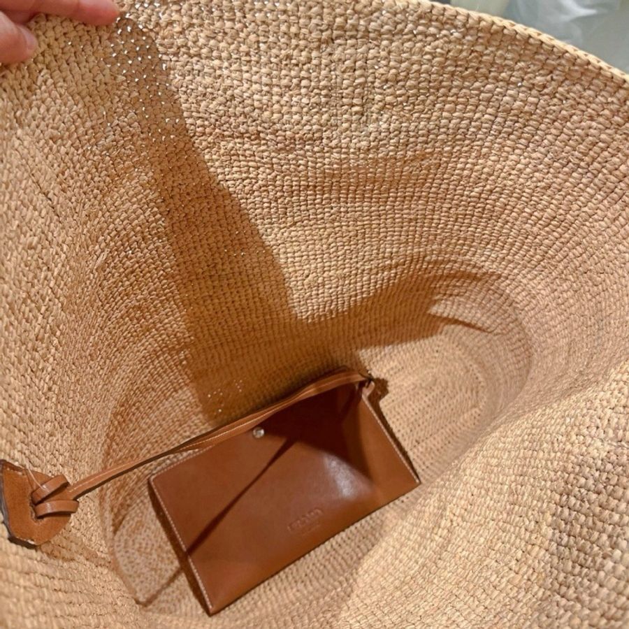 Prada 皮革標誌鉤針TOTE BAG-4