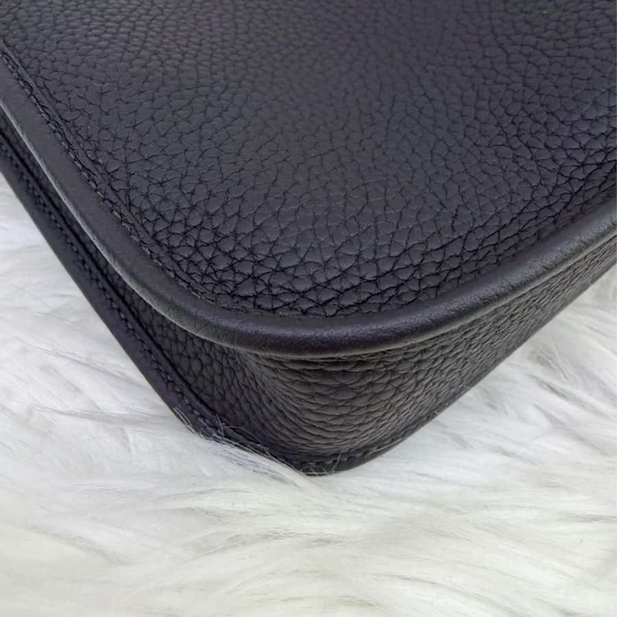 HERMES 愛馬仕 手袋 EVELYNE 16 3Y 斜挎包 伊芙琳包 深藍色-7