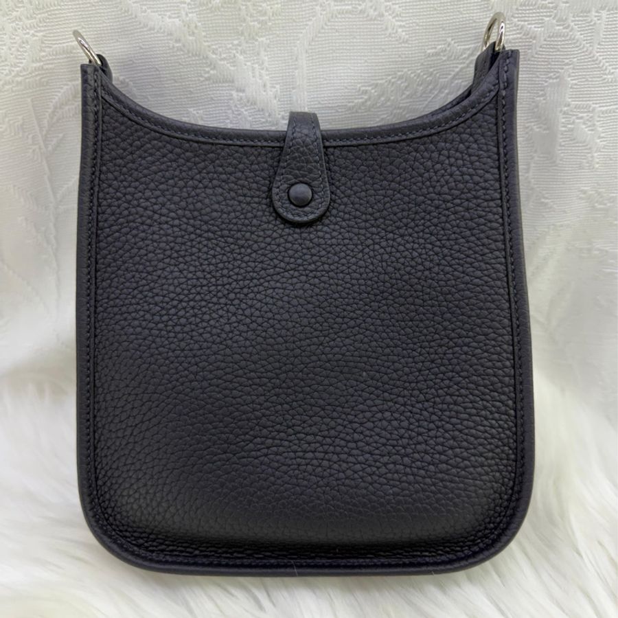 HERMES 愛馬仕 手袋 EVELYNE 16 3Y 斜挎包 伊芙琳包 深藍色-9