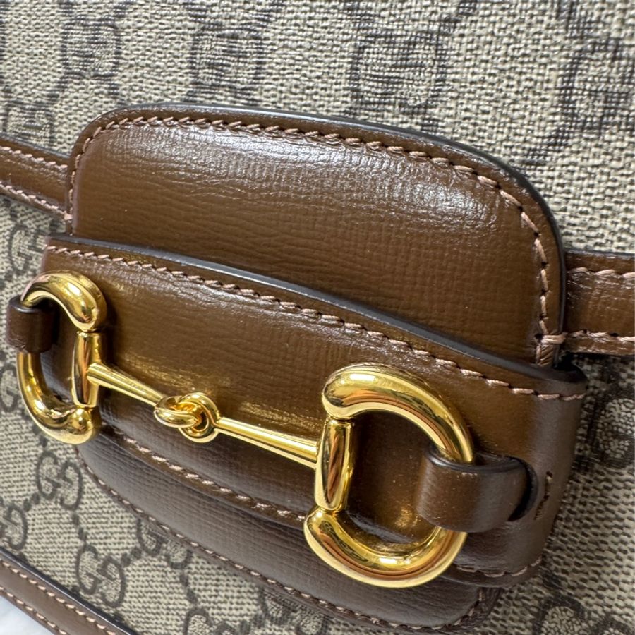 Gucci 1955 系列 馬鞍包 -馬銜扣老花 25-4