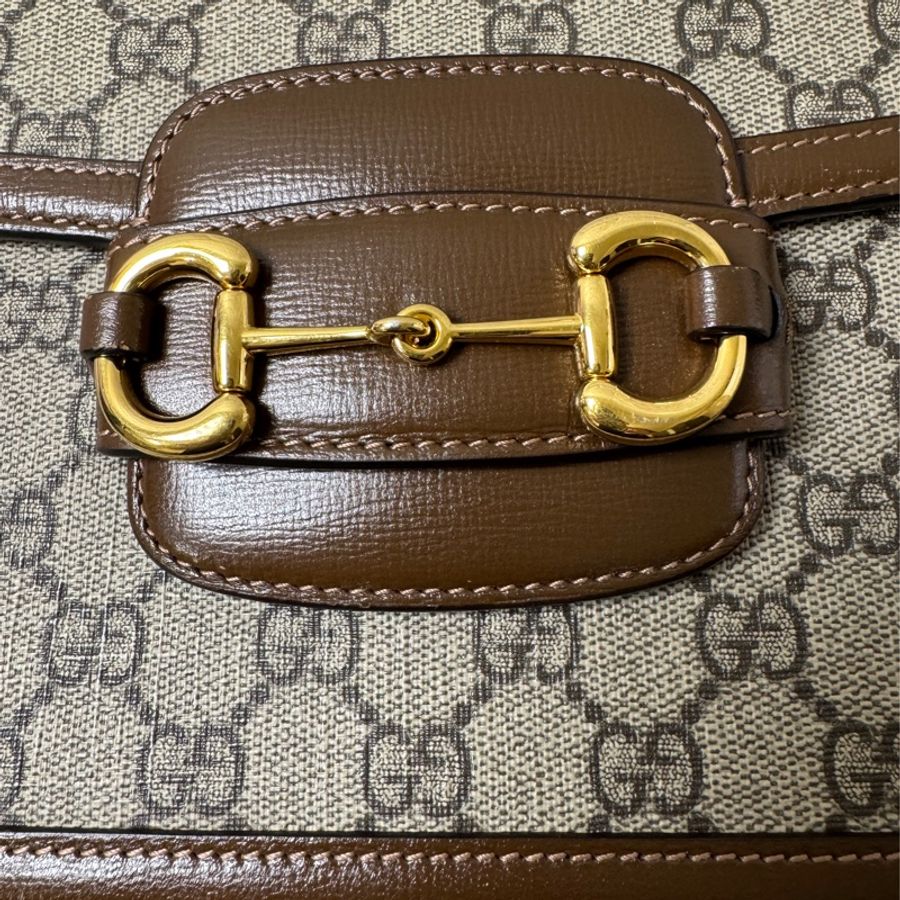 Gucci 1955 系列 馬鞍包 -馬銜扣老花 25-13