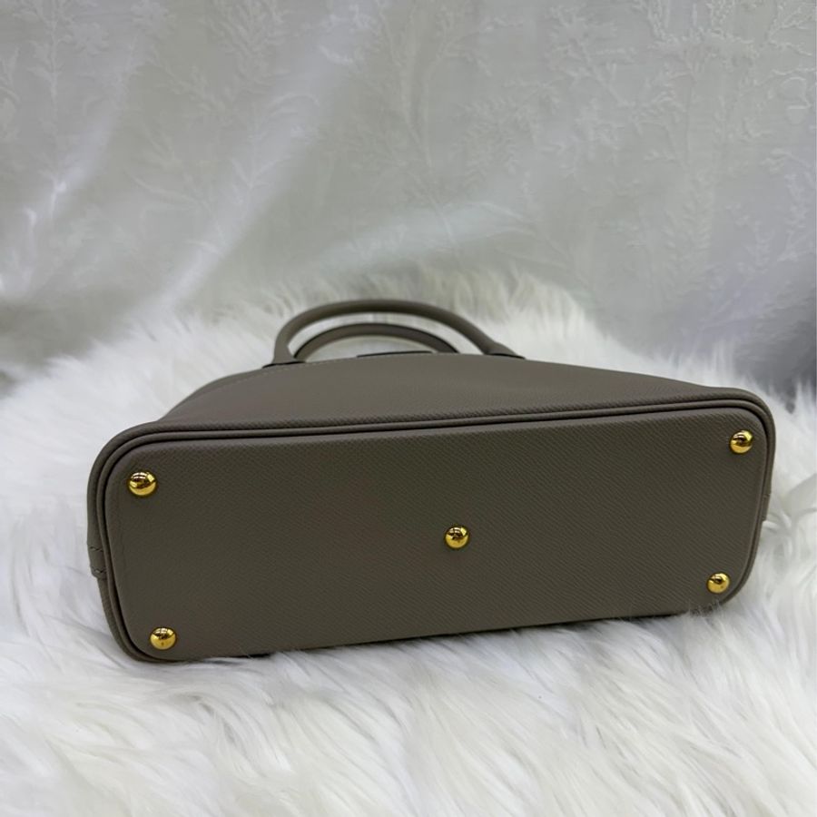 HERMES Bolide27 hand shoulder bag c stamp Epsom Gris tourterelle Used ghw-4