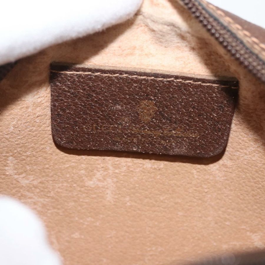 【日本直送】GUCCI GG Supreme Web Sherry Line 單肩包 PVC 米色 金色 紅色 正品 142847-17