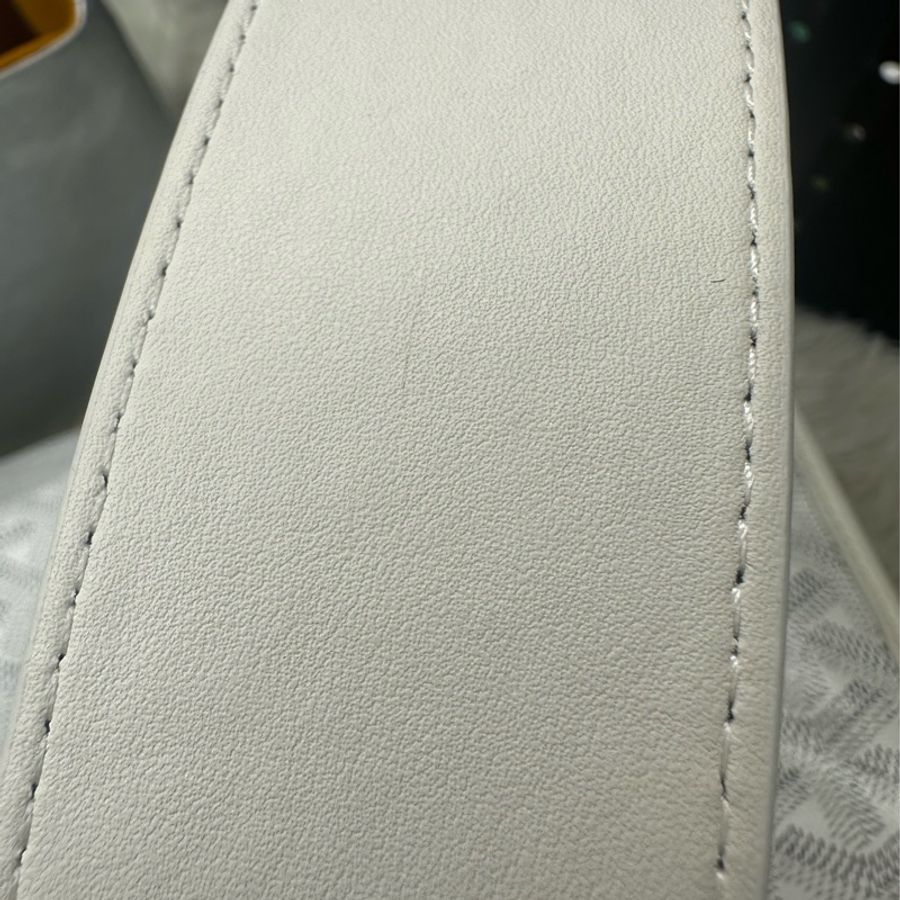 GOYARD Saint Léger 白色印字款背包-12