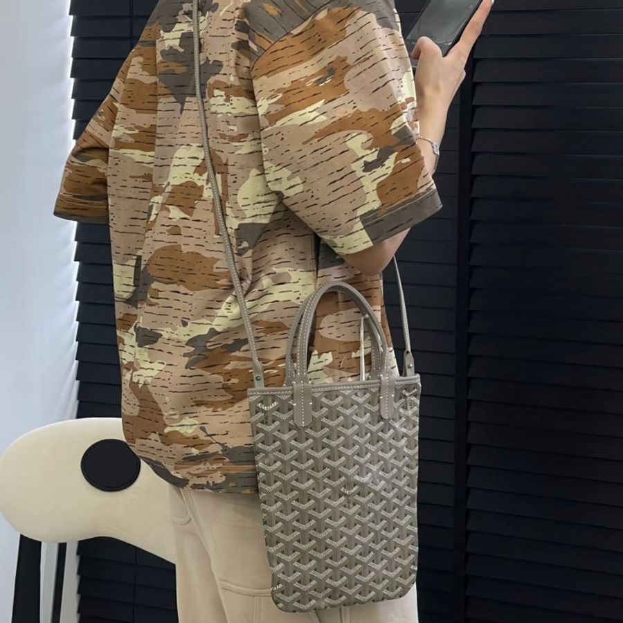 Goyard 限量款Mini購物袋 墨綠色-5