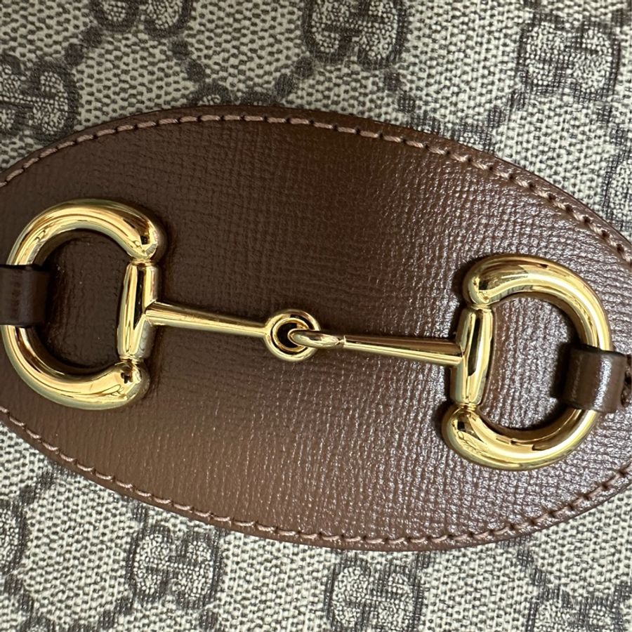 GUCCI Horsebit 1955 馬銜釦拉鍊斜背相機包-4