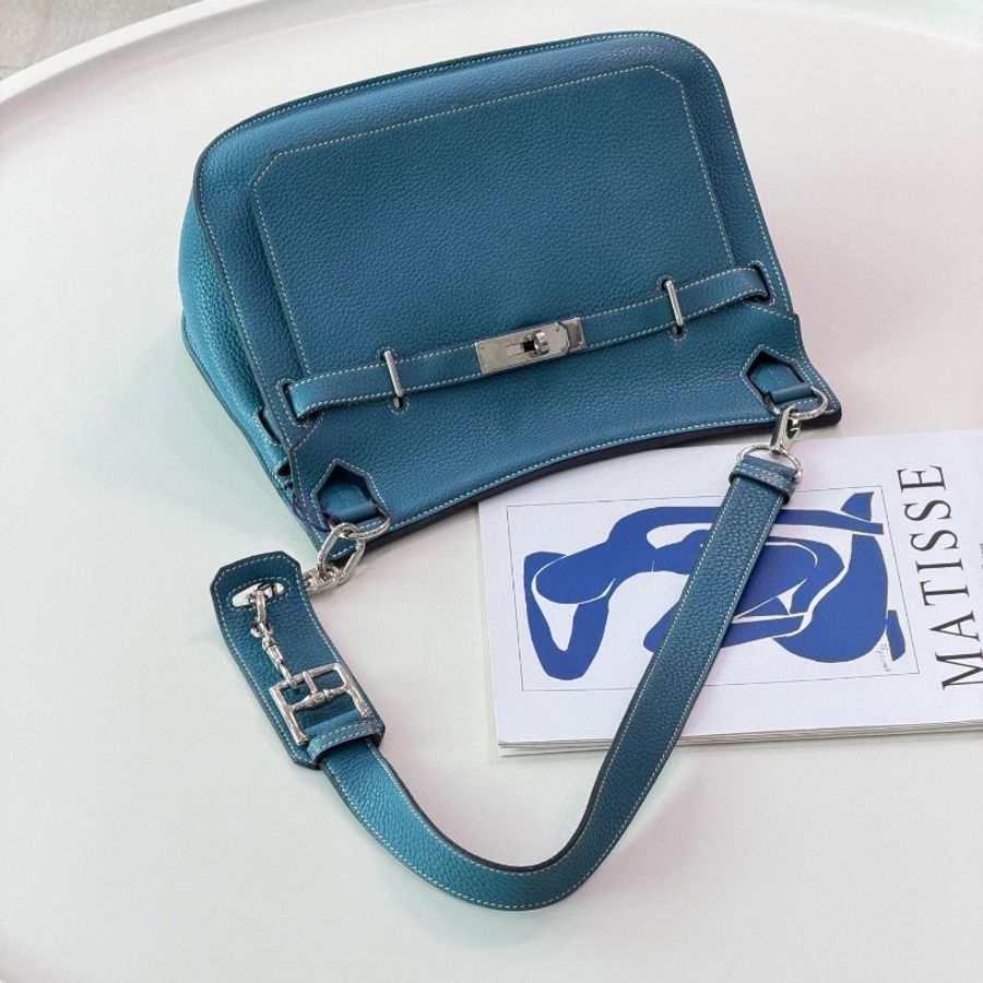 Hermes jypisere 28牛仔藍TC皮-2