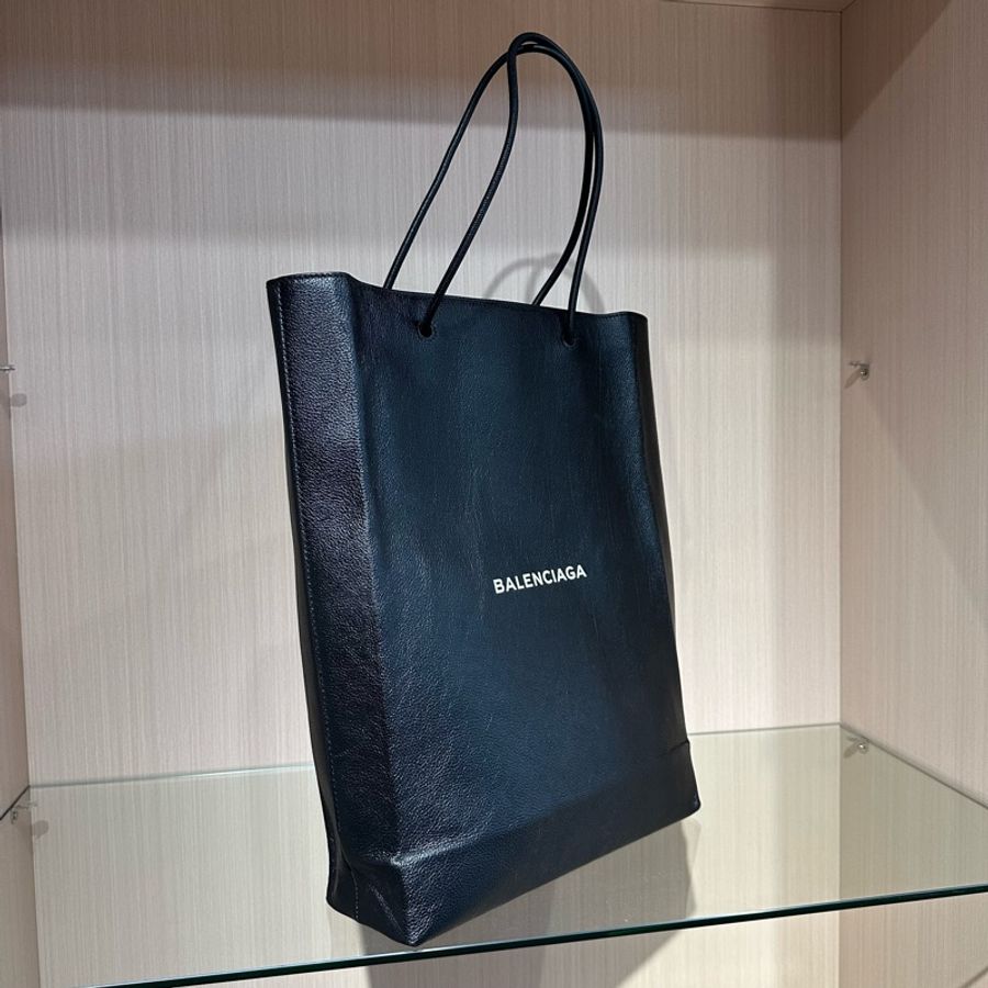 Balenciaga巴黎世家 字母Logo托特包购物袋单肩手提包-1