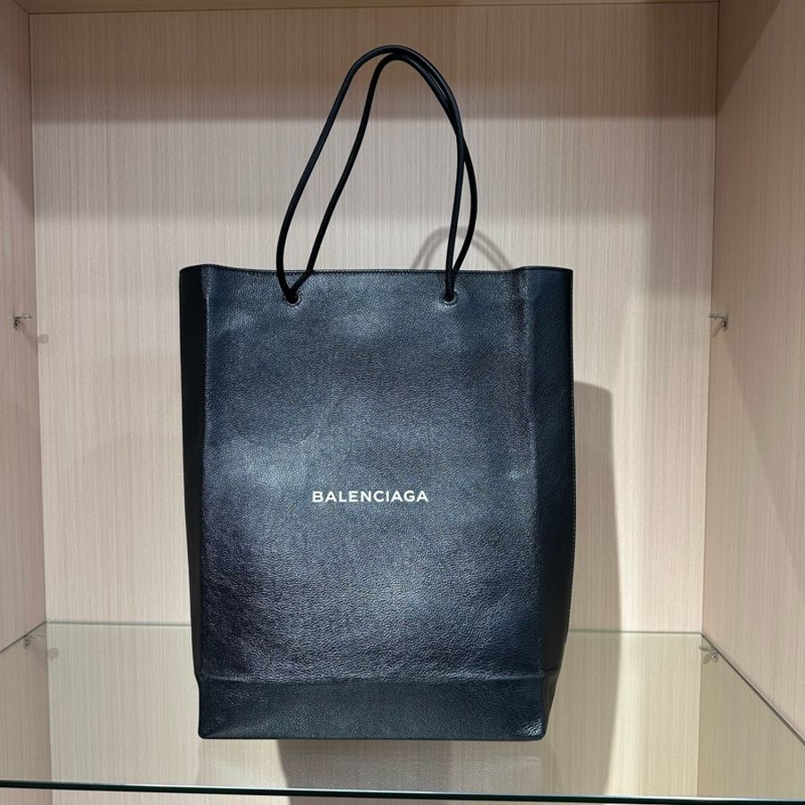 Balenciaga巴黎世家 字母Logo托特包购物袋单肩手提包-5