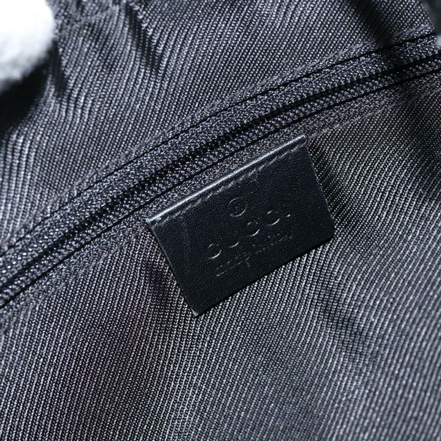 【日本直送】GUCCI GG帆布肩背包 黑色 銀色 001 4205 正品 143772-16