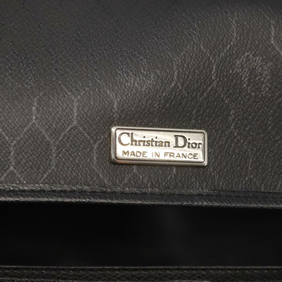 【日本直送】Christian Dior 黑色金色皮革肩背包 正品 BA6322-17