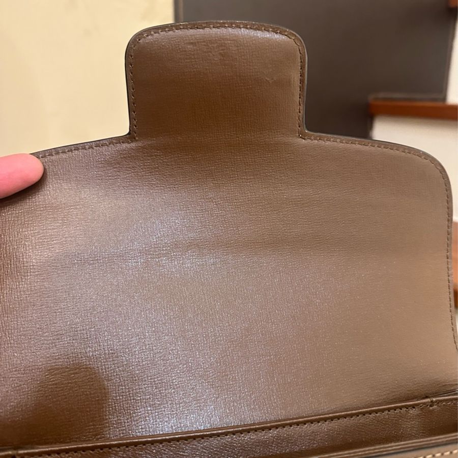 GUCCI 咖花紋 1955肩背包 GM-19