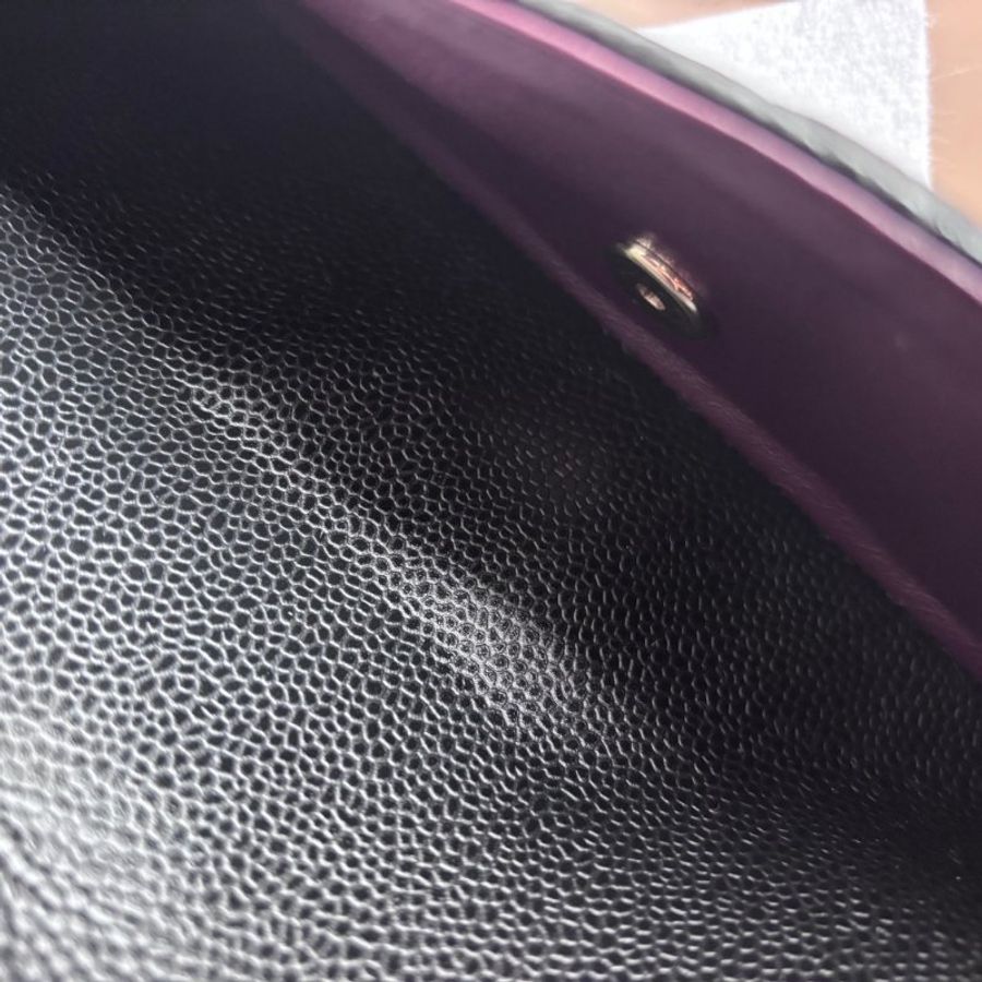 ::CHANEL:: A01112 Classic Flap 黑荔枝皮革 金雙C 經典 11.12 口蓋包 COCO 25-33