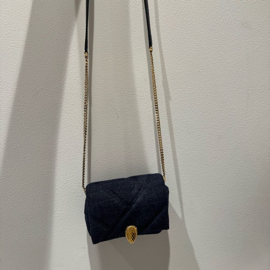寶格麗 BVLGARI SERPENTI FOREVER 經典蛇頭迷你包(限定牛仔)-2