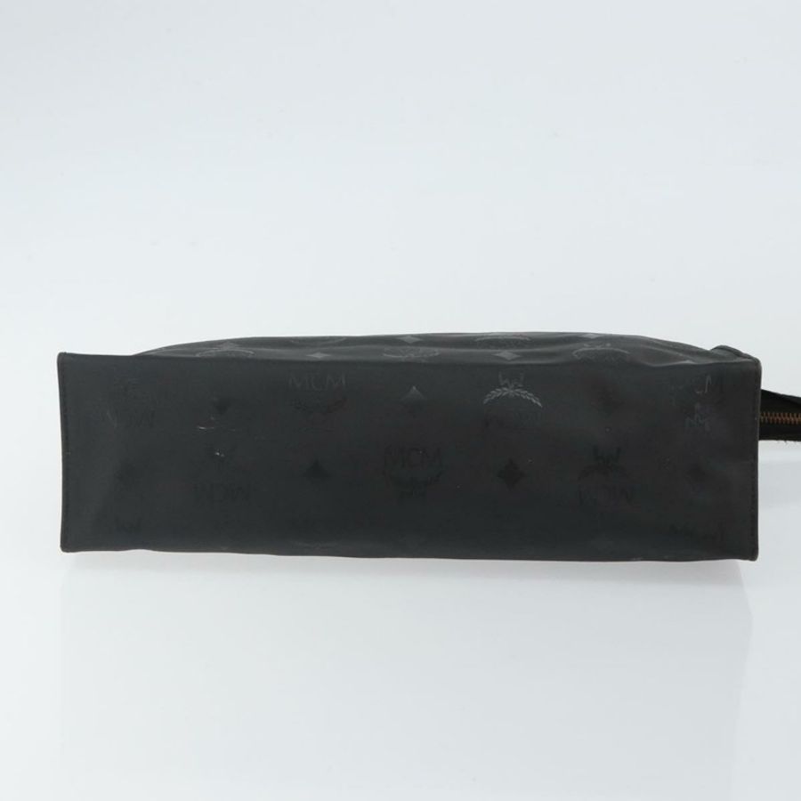 【日本直送】MCM Logoogram Vicetos 手拿包 PVC 黑色 Auth am9105-5