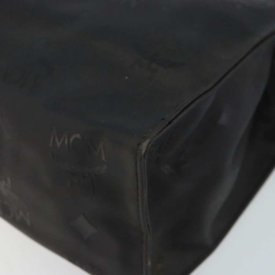 【日本直送】MCM Logoogram Vicetos 手拿包 PVC 黑色 Auth am9105-6