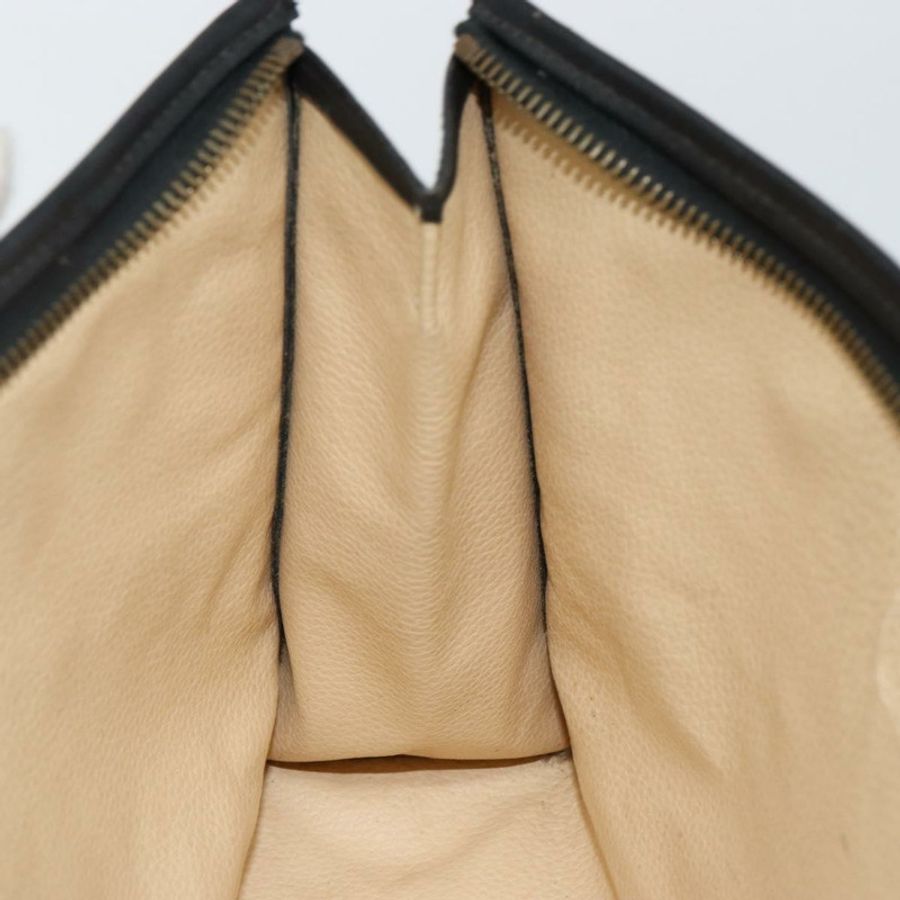【日本直送】MCM Logoogram Vicetos 手拿包 PVC 黑色 Auth am9105-17