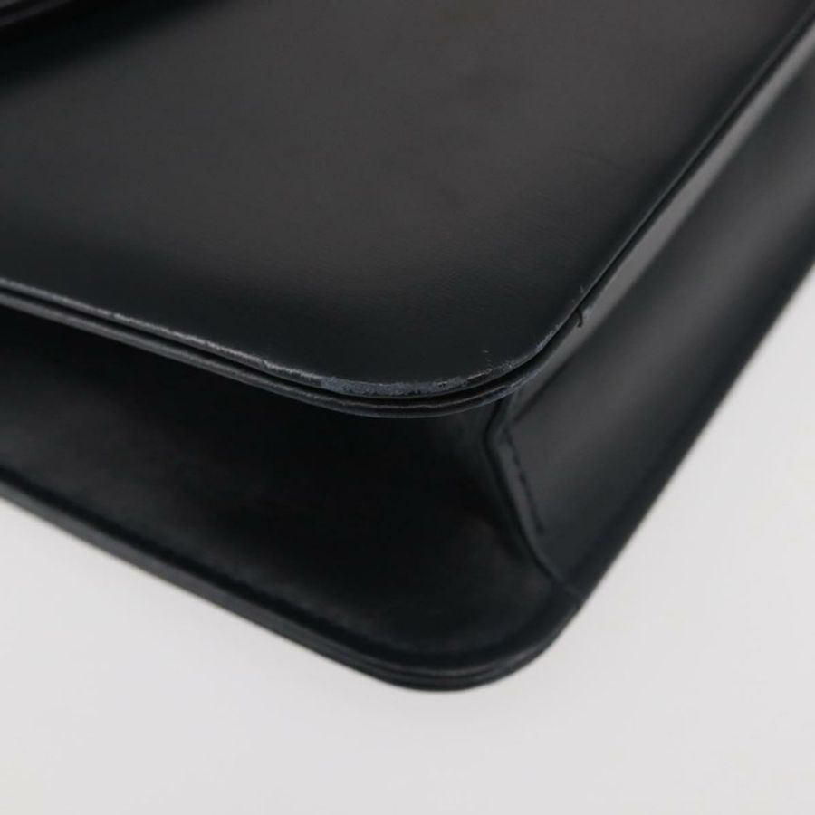 【日本直送】Christian Dior 鏈條肩背包 皮革 海軍藍 金色 正品 BA6234-8