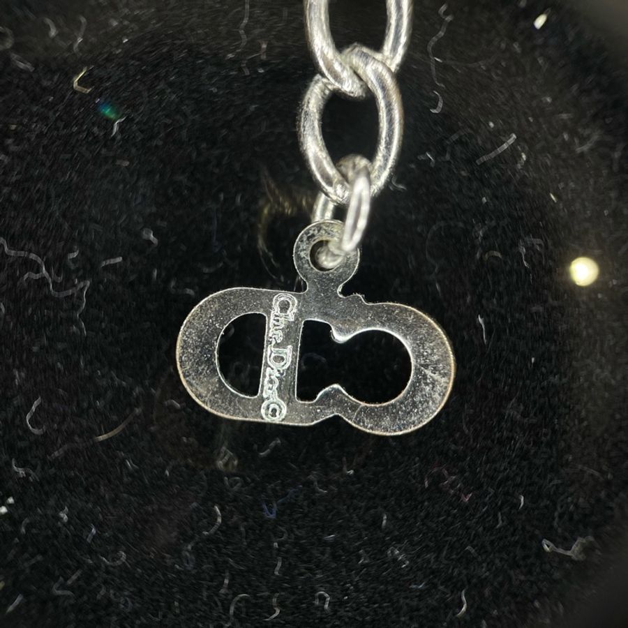 Dior 中古雪花水鑽雙層項鏈 I089-4