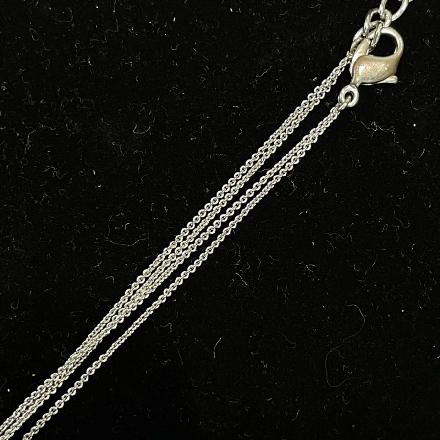 Dior 中古雪花水鑽雙層項鏈 I089-7