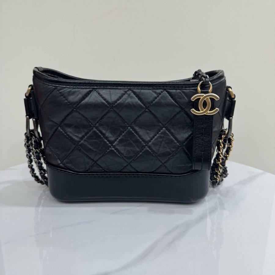 JK國際二手精品 💗Chanel 流浪包小號 黑色🈶本店購證-2