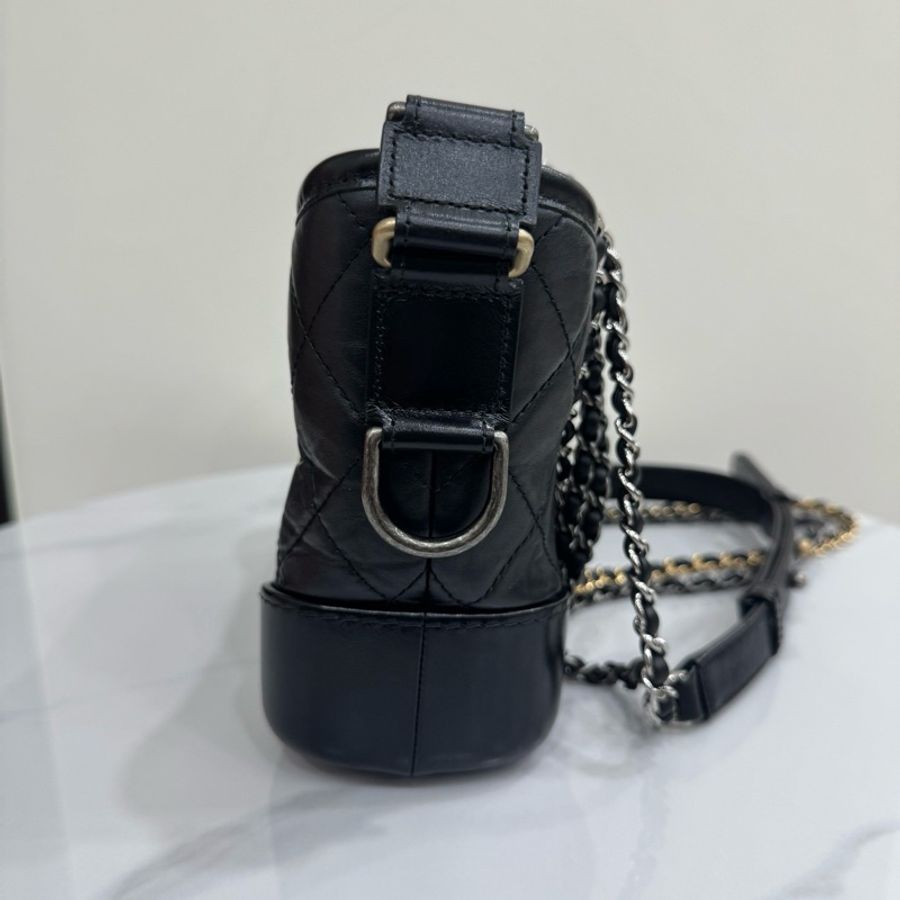 JK國際二手精品 💗Chanel 流浪包小號 黑色🈶本店購證-5